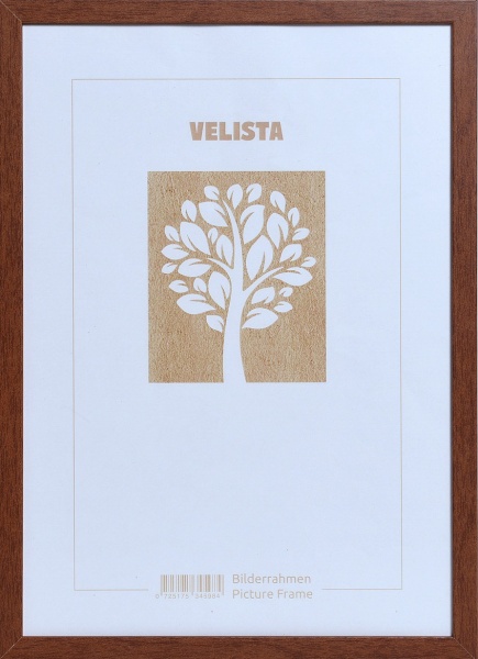 Рамка для фотографії зі склом Velista 10BW-863195v 1 фото 13х18 см коричневий 