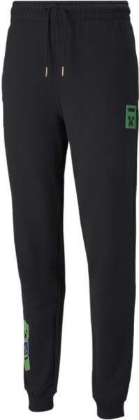 Штани Puma x MINECRAFT Sweatpants 53437701 р. S чорний