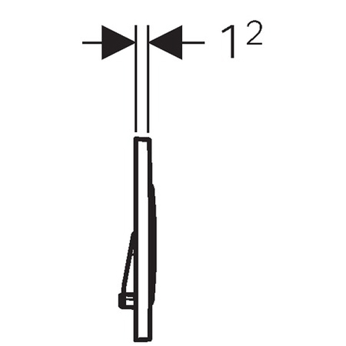 Кнопка змиву Geberit Sigma20 полірована нерж.сталь (115.882.SN.1)