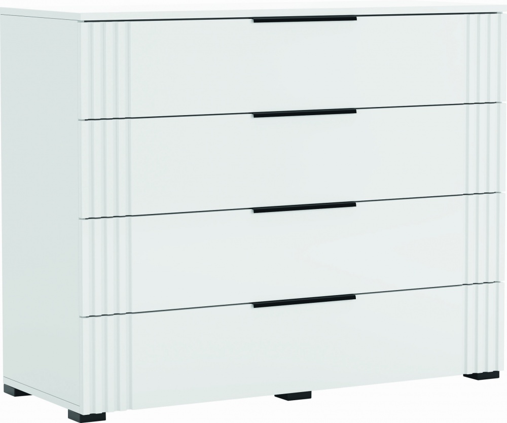 Комод Світ Меблів Амелія 850x408 мм білий/білий глянець