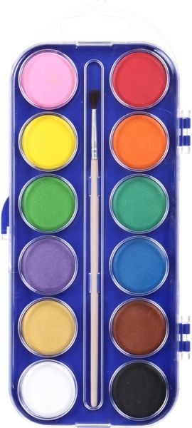 Краски акварельные 12 кольорів Nota Bene