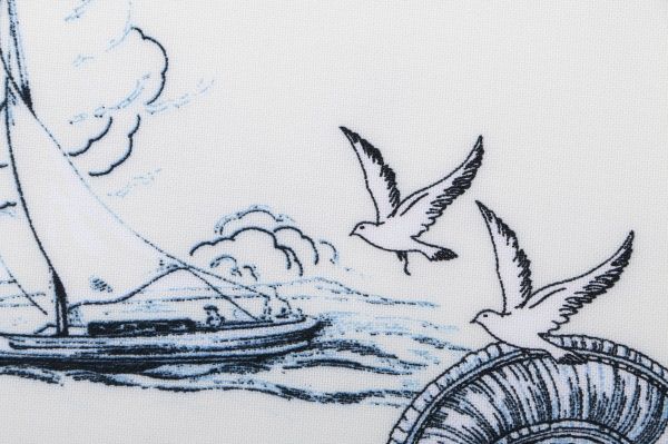 Ткань портьерная Поликоттон Море w1687 8171/3 280 см 