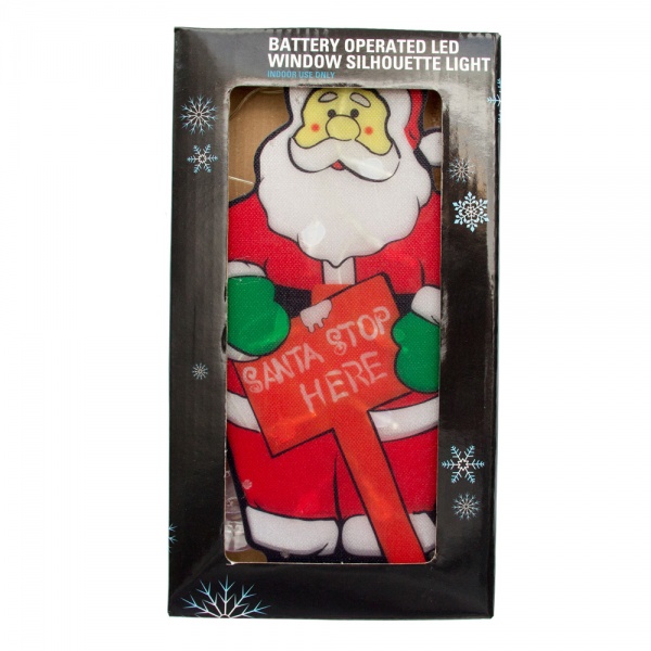 Фигурка декоративная Девилон Дед Мороз 640317 10 ламп 25 см 