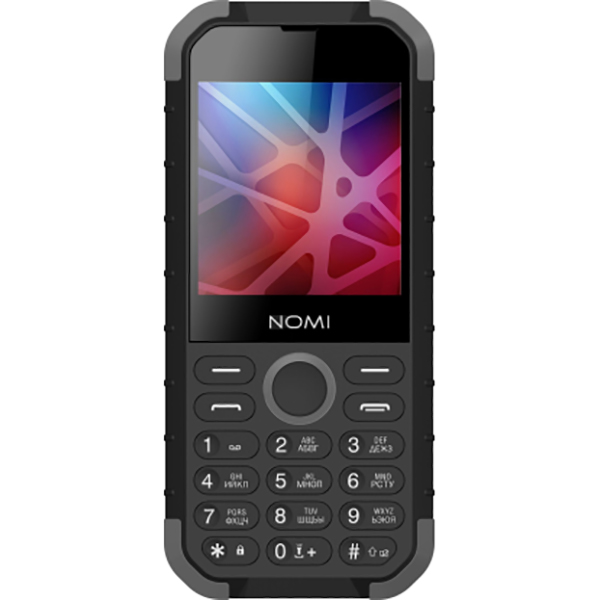 Мобільний телефон Nomi i285 X-Treme black/grey (475037)