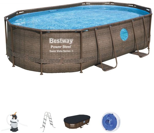 Бассейн каркасный Bestway 488x305x107 см (56946)