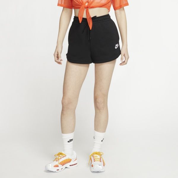 Шорты Nike W NSW ESSNTL SHORT FT HR CJ2158-010 р. XS черный