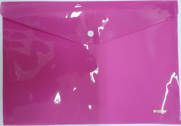 Папка-конверт на кнопке 33x23 см в ассортименте Navigator