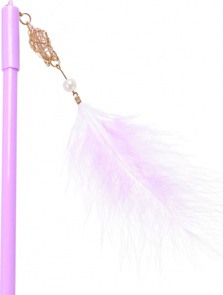 Ручка гелевая Feather&star фиолетовая 