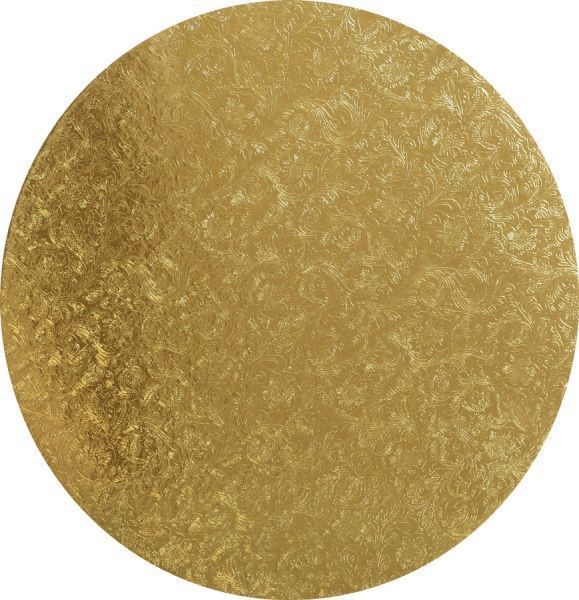 Підкладка для торта 30,5х0,2 см золото