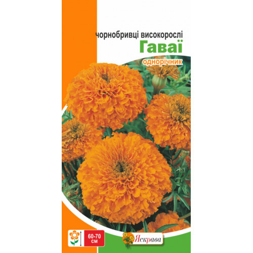 Семена Яскрава бархатцы высокорослые Гавайи
