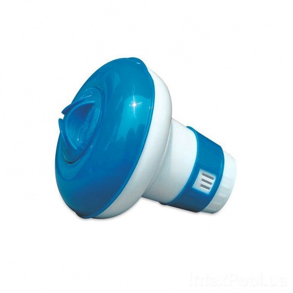 Дозатор плаваючий Intex арт. 29040 12,7 см (для хімії у таблетках по 20 г)