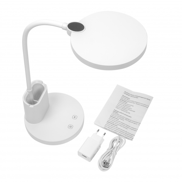 Настольная лампа аккумуляторная LUNA HOME 10 Вт белый ALT-801 