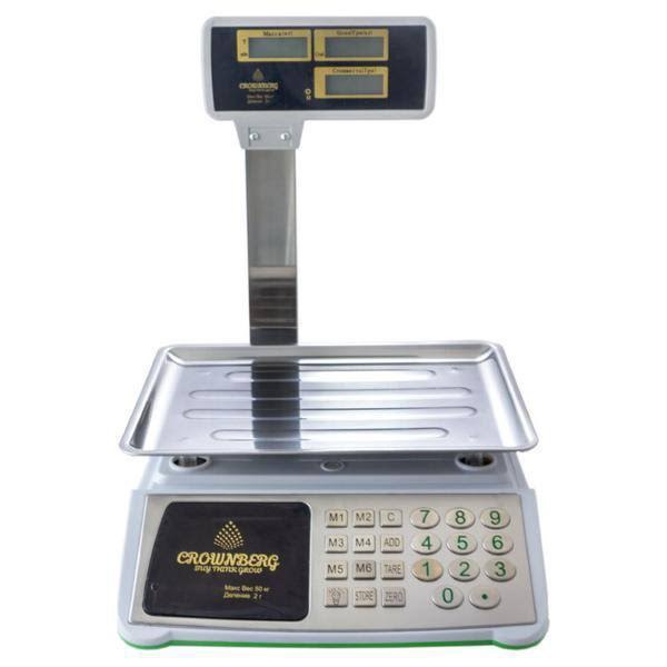 Весы торговые со стойкой 50 кг UA STS 5058 