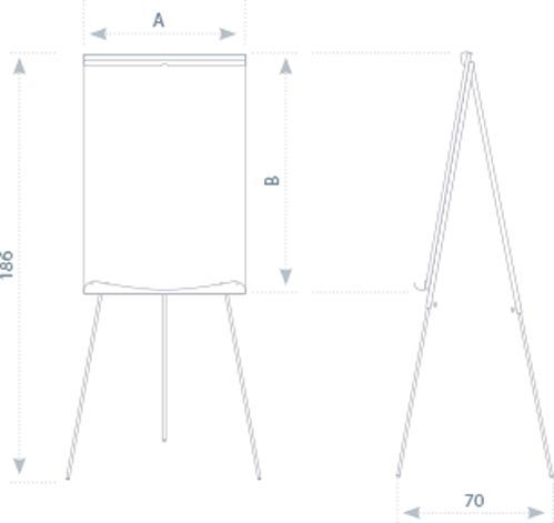 Флипчарт 2х3 ЭкоПопчарт TF01ECO