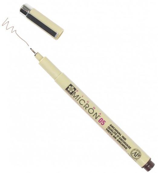 Линер PIGMA Micron Sakura (0.5) 0,45 мм сепия 