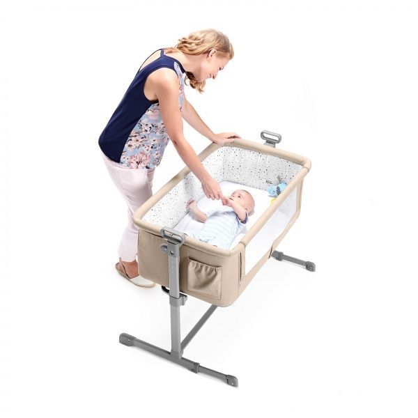 Ліжечко дитяче Kinderkraft приставне Neste Beige KKLNESTBEG0000