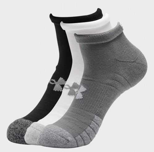 Шкарпетки Under Armour UA Heatgear Locut 1346753-035 біло-сірий р.M