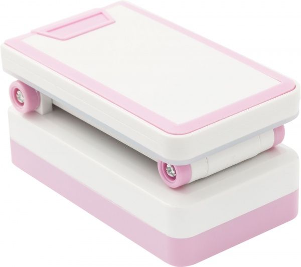 Настольная лампа офисная Oasis аккумуляторная 1.8 Вт белый с розовым GZ-1016 violet 