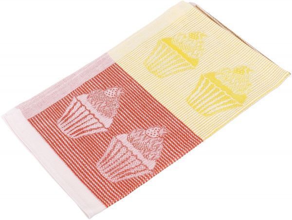 Рушник кекси 49x70 см Білоруський льон жовтий 