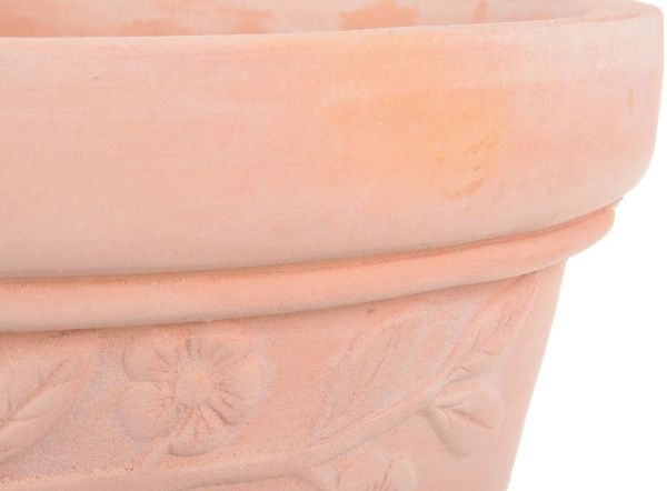 Кашпо Viet Thanh Ceramic флора 37х28 см VT.10200-2 круглый терракотовый 