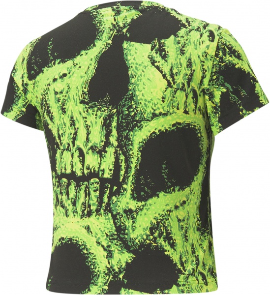 Футболка Puma x SC W AOP Crop Top 53224902 р.M зелений