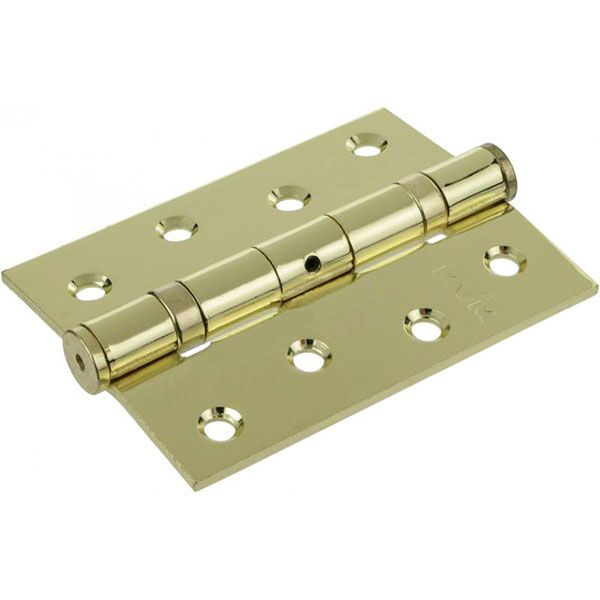 Петля универсальная  MVM HE-100 BP 100x75x3 мм полированная латунь