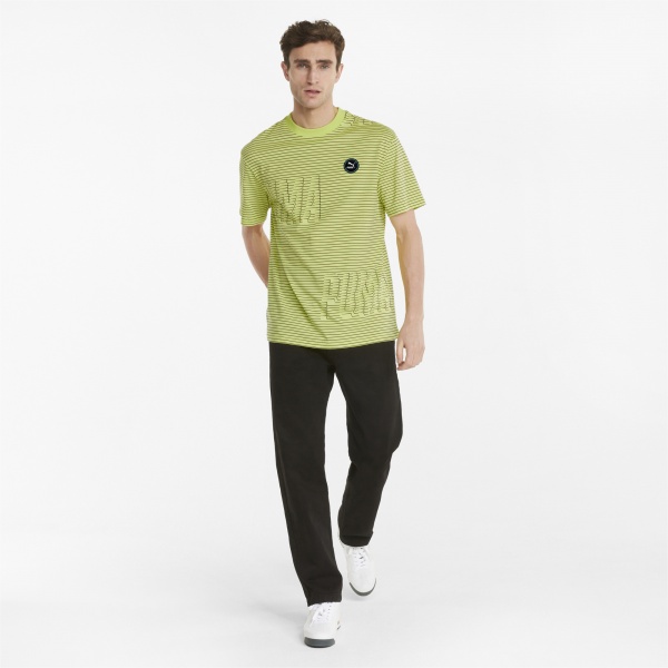 Футболка Puma SWxP AOP Tee 53362529 р.M жовтий