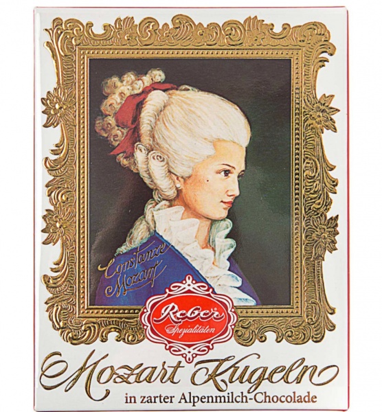 Шоколадные конфеты Reber Моцарт и Констанция - Шарики 120 г 