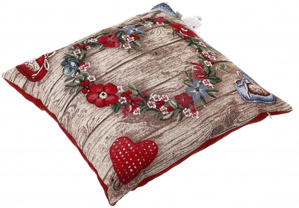 Подушка Wooden 45x45 см різнокольоровий Прованс 