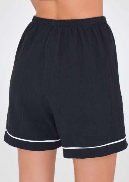 Шорты Roksana MUSLIN №1424 р. S черный