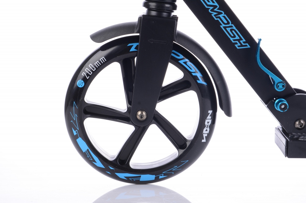 Самокат Tempish NIXIN 200 AL черный с синим 1050000233/Blue