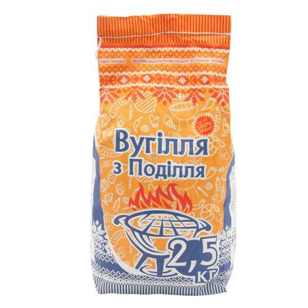 Уголь древесный 2.5 кг 11037678