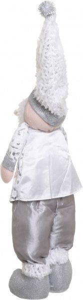 Мягкая игрушка Дед Мороз стоячий серебряный 48 см MC29-39110AB 48 см 