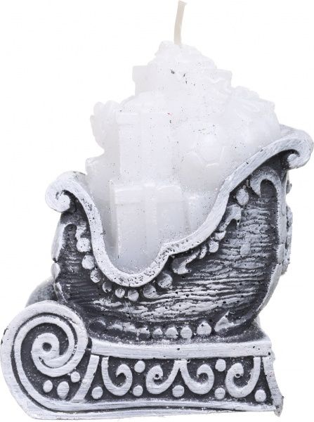 Свічка Сани з подарунками 13 см