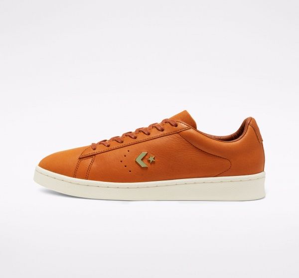 Кеди Converse PRO LEATHER OX 168853C р. US 10 коричневий