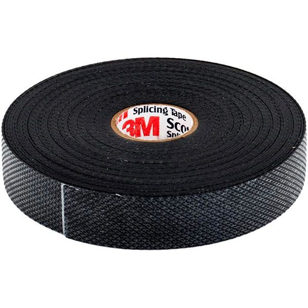 Ізострічка «Сира гума» самовулканізаційна 3M 0,76x19 мм 1,52 м чорна етиленпропіленова гума 23/UR