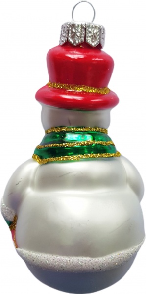 Подвеска Юріта Фигурка Снеговик 1013М белый