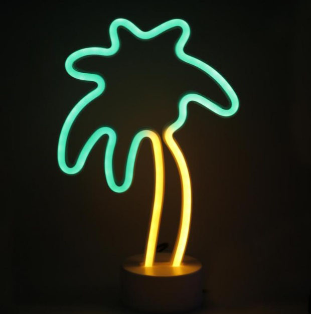 Настільна лампа декоративна Zuma Line PALM TREE 2 Вт білий