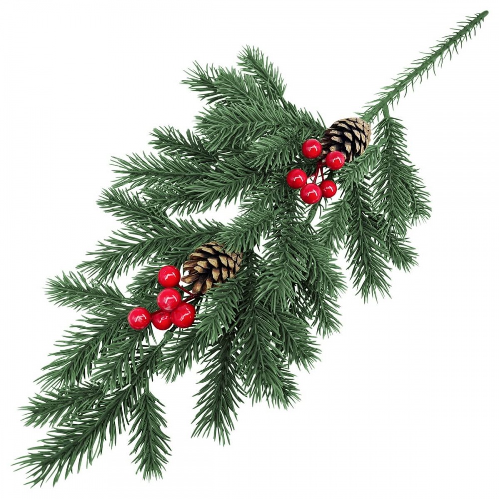 Гілочка декоративна MIS LT штучна лита 50 см