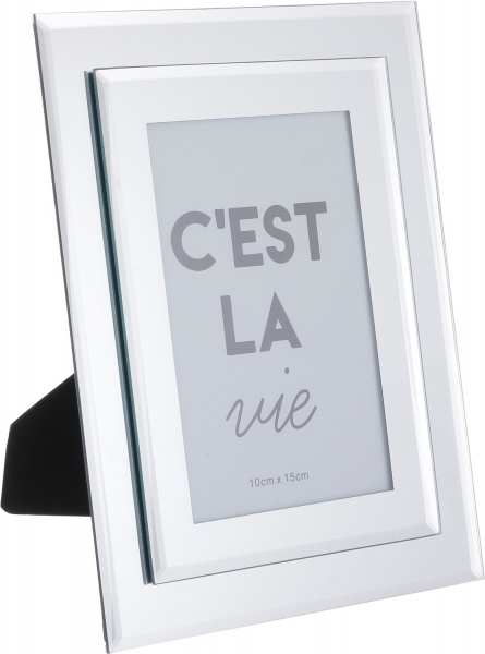 Рамка для фото La Vie 1 фото 10x15 см серебряный 