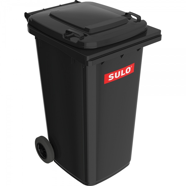 Бак для сміття з кришкою SULO 240 л сірий