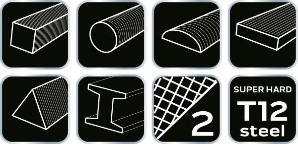 NEO tools Набор напильників 5 шт. 37-610