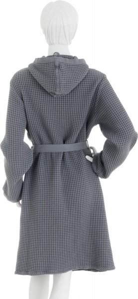 Халат La Nuit Stone Wash р. XXL серый 