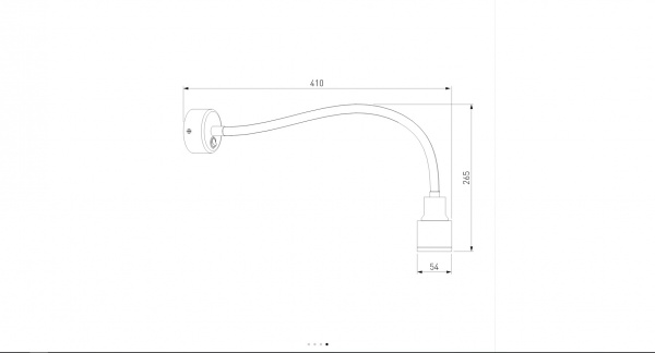 Світильник настінний Strotskis Molly 1x7 Вт білий 1015 MRL LED (білий) 