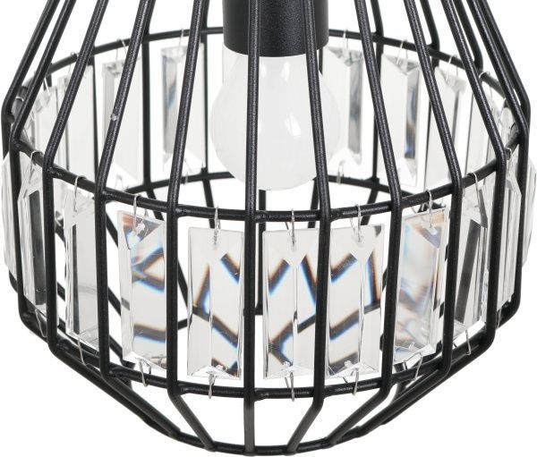 Люстра підвісна Vitaluce V4242-1/1S 1x60 Вт E27 чорний 