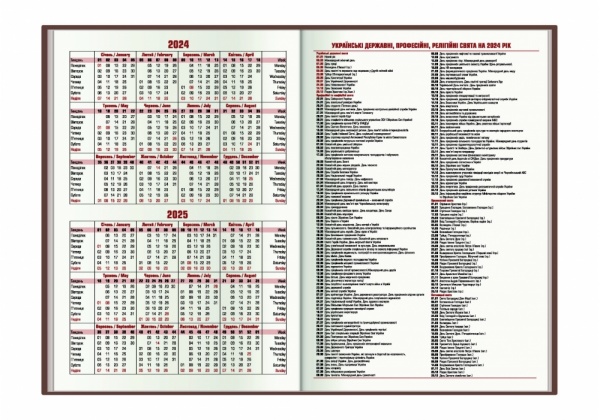 Щоденник датований синій Economix Basic A5 2024