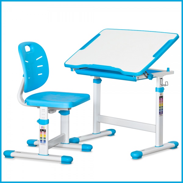 Комплект парта и стул Evo-kids Evo-06 Ergo Blue