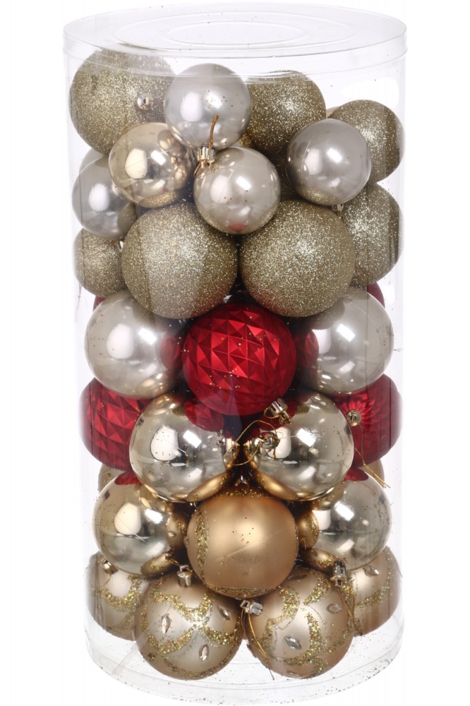 Набор елочных шаров 24IPC-03 d 60 мм 50 шт./уп.