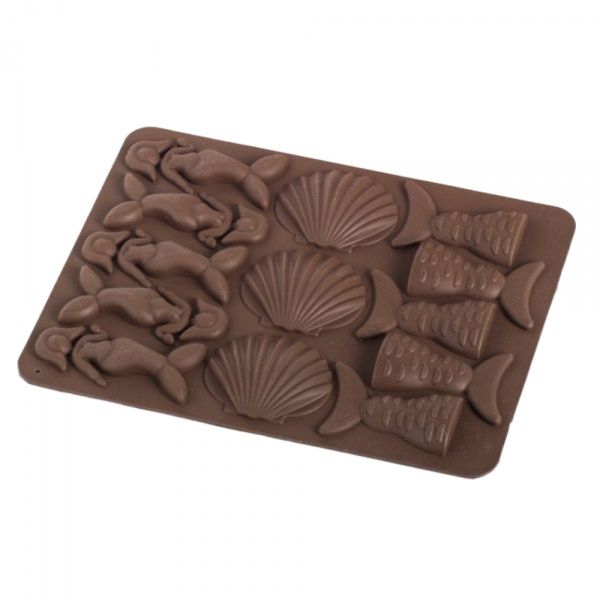 Форма силіконова для цукерок Море 18х13х1 см MYS