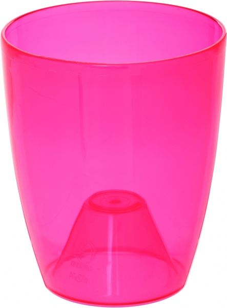 Кашпо пластикове Алеана Орхідея круглий 2,3л малиновий (115054) 